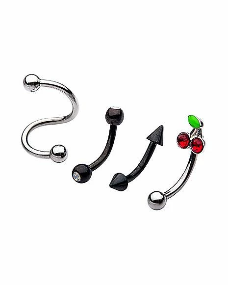 Top 10 π Multi-Pack Cherry and Spike Curved Barbells 4 Pack - 16 Gauge π₯° 4 Top 10 π Multi-Pack Cherry and Spike Curved Barbells 4 Pack - 16 Gauge π₯° - Image 2