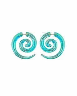 Brand new 🎁 Iridescent Teal Fake Spiral Tapers - 18 Gauge 😉