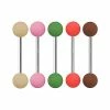 New 😀 Multi-Pack Matte Acrylic Barbells 5 Pack - 14 Gauge 👍