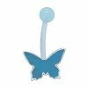 Wholesale π Glow in the Dark Blue Butterfly Belly Ring - 14 Gauge β€οΈ 2 Wholesale π Glow in the Dark Blue Butterfly Belly Ring - 14 Gauge β€οΈ -Playboy Shop 03830304 a
