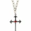 Hot Sale 👏 Red Eye Cross Pendant Necklace 🎁