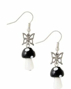 Best reviews of 👏 Butterfly Mushroom Dangle Earrings 😉