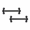 Hot Sale ⌛ Black Circles Barbells - 14 Gauge 💯 -Playboy Shop 03830544 a