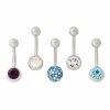 Deals β¨ Multi-Pack Assorted CZ Belly Rings 5 Pack - 16 Gauge π 1 Deals β¨ Multi-Pack Assorted CZ Belly Rings 5 Pack - 16 Gauge π -Playboy Shop 03830742 a