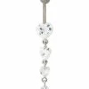 Best reviews of 🔥 CZ Heart Tiers Titanium Dangle Belly Ring - 14 Gauge 🎁 -Playboy Shop 03830775 a