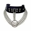 Buy 🎉 Black O-Ring Chain Choker Necklace 😀 -Playboy Shop 03830874