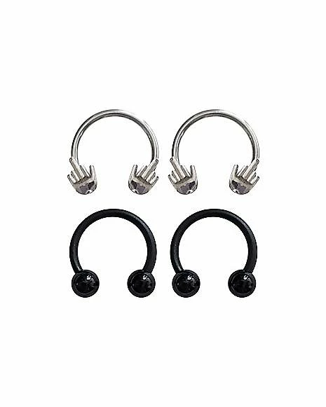Coupon ✨ Multi-Pack Middle Finger Horseshoe Rings 4 Pack - 16 Gauge ⌛ 3 Coupon ✨ Multi-Pack Middle Finger Horseshoe Rings 4 Pack - 16 Gauge ⌛