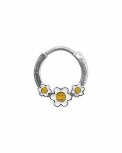 Outlet 🛒 Smiling Daisy Hinged Septum Ring - 16 Gauge 🥰