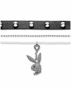 Brand new π Spiked Playboy Chain Choker Necklace π 6 Brand new π Spiked Playboy Chain Choker Necklace π -Playboy Shop 03831245 b