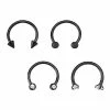 Brand new 🎉 Multi-Pack Prong and Round CZ Black Horseshoe Rings 4 Pack - 16 Gauge ✨ -Playboy Shop 03831476 a