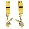 Flash Sale π Playboy Bunny Goldtone Clear and Red Gem Huggie Hoop Dangle Earrings β¨ 1 Flash Sale π Playboy Bunny Goldtone Clear and Red Gem Huggie Hoop Dangle Earrings β¨ -Playboy Shop 03831831 a
