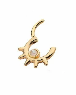 New 😍 Faux Opal Eye Septum Ring - 16 Gauge 🤩 -Playboy Shop 03832482 d