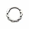 Budget 🎉 Silver Plated Chain Link Septum Ring - 16 Gauge 😉 -Playboy Shop 03832490 a