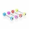 Discount β Multi-Pack Multi-Color Striped Playboy Bunny Barbells 4 Pack - 14 Gauge π 2 Discount β Multi-Pack Multi-Color Striped Playboy Bunny Barbells 4 Pack - 14 Gauge π -Playboy Shop 03832748 a