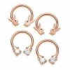 Cheapest π Multi-Pack CZ Rose Gold Playboy Bunny Horseshoe Rings 4 Pack - 16 Gauge βοΈ 1 Cheapest π Multi-Pack CZ Rose Gold Playboy Bunny Horseshoe Rings 4 Pack - 16 Gauge βοΈ -Playboy Shop 03841376 a