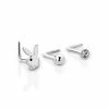 Flash Sale 👏 Multi-Pack CZ Playboy L-Bend Nose Rings 🧨 -Playboy Shop 03841384 a
