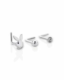 Flash Sale 👏 Multi-Pack CZ Playboy L-Bend Nose Rings 🧨
