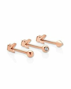 Brand new π Multi-Pack CZ Rose Goldplated Playboy Curved Barbells 3 Pack - 16 Gauge β 5 Brand new π Multi-Pack CZ Rose Goldplated Playboy Curved Barbells 3 Pack - 16 Gauge β -Playboy Shop 03841459 b