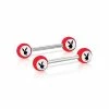 Best Pirce 👍 Red Playboy Bunny Circle Nipple Barbells - 14 Gauge 🎉 2 Best Pirce 👍 Red Playboy Bunny Circle Nipple Barbells - 14 Gauge 🎉 -Playboy Shop 03841855 a