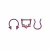 New 🔥 Multi-Pack Pink Strawberry Septum Rings 3 Pack - 16 Gauge 🥰 -Playboy Shop 03841905