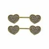 Buy π― Leopard Heart Nipple Barbells - 14 Gauge π 2 Buy π― Leopard Heart Nipple Barbells - 14 Gauge π -Playboy Shop 03842010