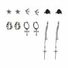 Coupon 🌟 Multi-Pack Cross Bird Star Rose Earrings - 6 Pair 🎁 -Playboy Shop 03842275