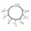 Deals 😀 Playboy Bunny Silvertone and Pink Charm Bracelet 🧨 1 Deals 😀 Playboy Bunny Silvertone and Pink Charm Bracelet 🧨 -Playboy Shop 03843158 a
