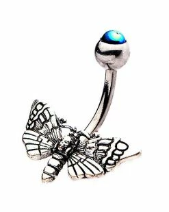 Buy ⌛ CZ Skull Butterfly Belly Ring - 14 Gauge ✨ 5 Buy ⌛ CZ Skull Butterfly Belly Ring - 14 Gauge ✨ -Playboy Shop 03843398 b