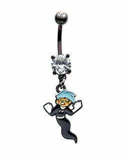 Promo 🎉 Danny Phantom Dangle Belly Ring - 14 Gauge 😀