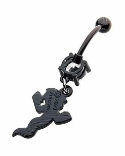 Promo 🎉 Danny Phantom Dangle Belly Ring - 14 Gauge 😀 -Playboy Shop 03843422 c