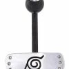 Best Sale ❤️ CZ Naruto Headband Belly Ring - 14 Gauge 👍 -Playboy Shop 03843455 a