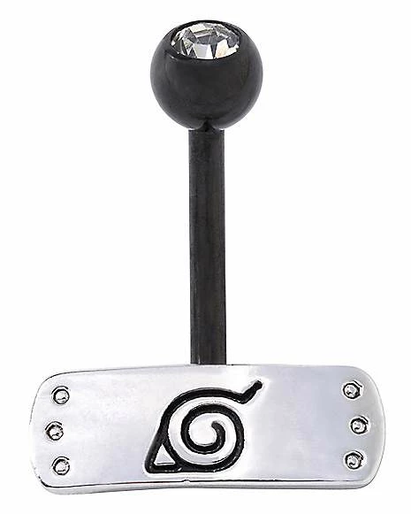 Best Sale β€οΈ CZ Naruto Headband Belly Ring - 14 Gauge π 3 Best Sale β€οΈ CZ Naruto Headband Belly Ring - 14 Gauge π