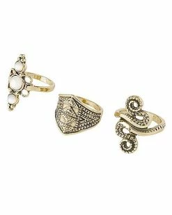 Cheapest π Multi-Pack Snake and Sun Antique Style Rings - 5 Pack π€© 8 Cheapest π Multi-Pack Snake and Sun Antique Style Rings - 5 Pack π€© -Playboy Shop 03843489 c
