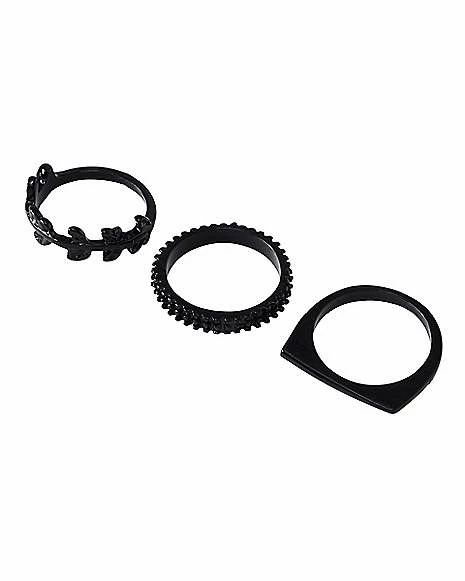Outlet π Multi-Pack Spike Skull and Wing Rings - 9 Pack β€οΈ 8 Outlet π Multi-Pack Spike Skull and Wing Rings - 9 Pack β€οΈ - Image 6