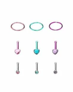Best reviews of 𧨠Multi-Pack Heart Bone Nose Rings and Hoop Nose Rings 9 Pack - 20 Gauge β 12 Best reviews of 𧨠Multi-Pack Heart Bone Nose Rings and Hoop Nose Rings 9 Pack - 20 Gauge β -Playboy Shop 03843976 a