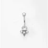 Best reviews of 👍 Round CZ Titanium Belly Ring - 14 Gauge 🛒 -Playboy Shop 03844099 a