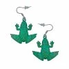 Coupon 👏 Green Frog Dangle Earrings 😉 -Playboy Shop 03844131