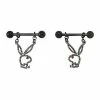 Top 10 π CZ Black Playboy Bunny Dangle Nipple Barbells - 14 Gauge 𧨠1 Top 10 π CZ Black Playboy Bunny Dangle Nipple Barbells - 14 Gauge 𧨠-Playboy Shop 03856457 a