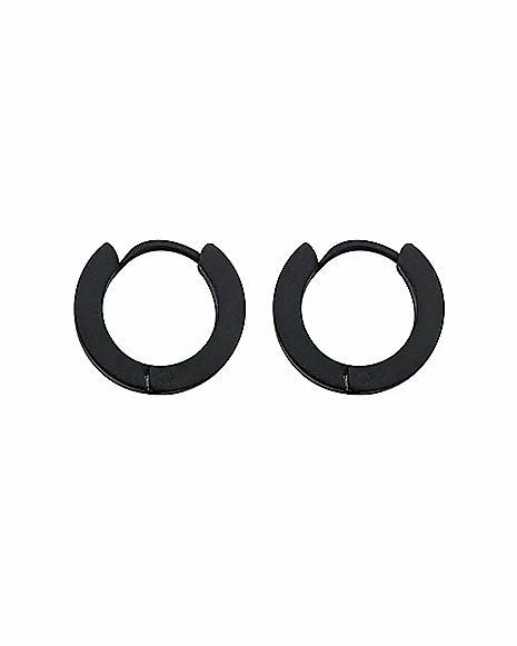 Brand new π Glow in the Dark Green and Black Huggie Hoop Earrings - 18 Gauge π 5 Brand new π Glow in the Dark Green and Black Huggie Hoop Earrings - 18 Gauge π - Image 3