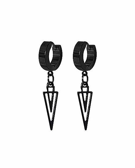 Flash Sale π₯° Black Spike Dangle Huggie Hoop Earrings - 18 Gauge βοΈ 3 Flash Sale π₯° Black Spike Dangle Huggie Hoop Earrings - 18 Gauge βοΈ