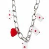 Promo 𧨠Playing Card Heart Charm Necklace 𧨠2 Promo 𧨠Playing Card Heart Charm Necklace 𧨠-Playboy Shop 03868312 a