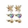 Promo π Multi-Pack Fairy Heart Stud Earrings 3 Pack - 18 Gauge π 1 Promo π Multi-Pack Fairy Heart Stud Earrings 3 Pack - 18 Gauge π -Playboy Shop 03868577 a