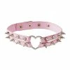 Cheap ๐ Spike Heart Collar Choker Necklace โจ 2 Cheap ๐ Spike Heart Collar Choker Necklace โจ -Playboy Shop 03868841 a