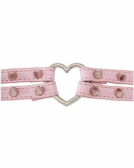 Cheap π Spike Heart Collar Choker Necklace β¨ 4 Cheap π Spike Heart Collar Choker Necklace β¨ - Image 2