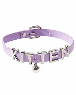 Best Sale 🤩 Lavender Kitten Bell Collar Choker Necklace 🥰