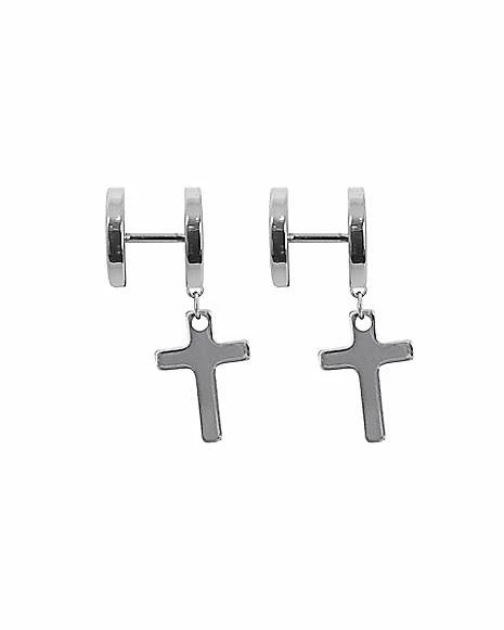 Top 10 π Cross Dangle Faux Plugs - 18 Gauge π 4 Top 10 π Cross Dangle Faux Plugs - 18 Gauge π - Image 2