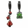 Cheap 😀 Mushroom and Frog Dangle Huggie Hoop Earrings - 18 Gauge 😍 2 Cheap 😀 Mushroom and Frog Dangle Huggie Hoop Earrings - 18 Gauge 😍 -Playboy Shop 03869567 a