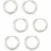 Discount ⌛ Multi-Pack Thick Endless Hoop Earrings 6 Pack - 20 Gauge ✨ -Playboy Shop 03869823 a