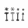 Best Pirce β¨ CZ Multi-Pack Throwing Star Labret Lip Rings 4 Pack - 16 Gauge π 1 Best Pirce β¨ CZ Multi-Pack Throwing Star Labret Lip Rings 4 Pack - 16 Gauge π -Playboy Shop 03871134