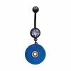 Best Pirce 🎉 CZ CD Dangle Belly Ring - 14 Gauge 🌟 -Playboy Shop 0387122520A